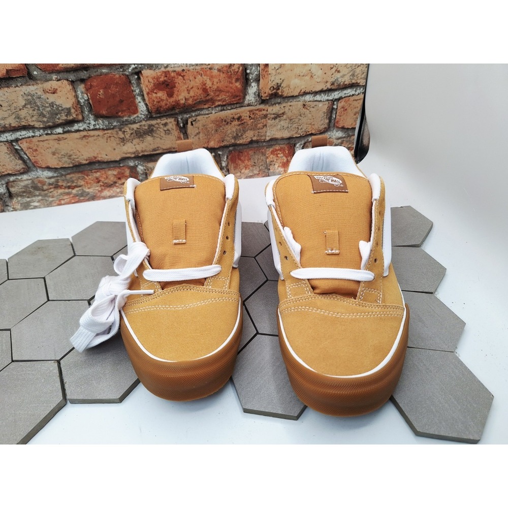 Vans‎ Knu Skool Gum Bumper Honey Yellow Wheat Timberland Inspired Gum Men Sz 10 - Picture 4 of 9
